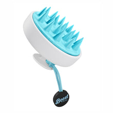 Load image into Gallery viewer, White Exfoliating Scalp Scrubber + Detangling Brush | Boost Brush