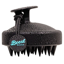 Load image into Gallery viewer, Black Wet Brush Detangler + Scalp Massager | Boost Brush