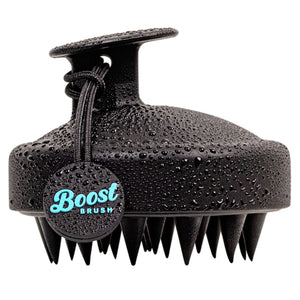 Black Wet Brush Detangler + Scalp Massager | Boost Brush
