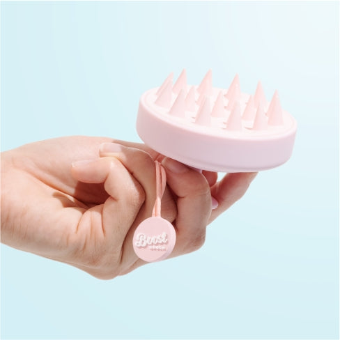 Pink Detangler Brush + Scalp Massager | Boost Brush